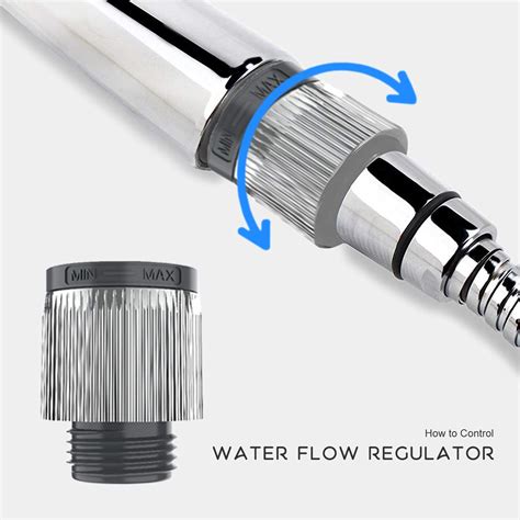 Some are a bit more sophisticated with a sort of check valve device. Handheld Shower Head with Flow Regulator, Easy to Control ...