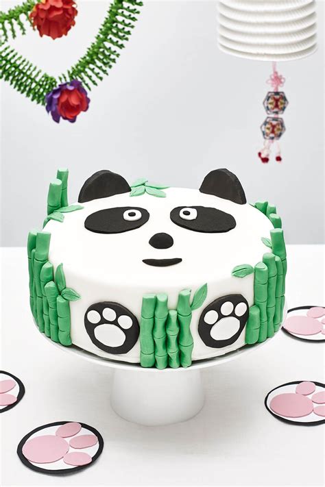 Panda Themed Diy Birthday Cake Decorating Kit For Kids Cakest Cake