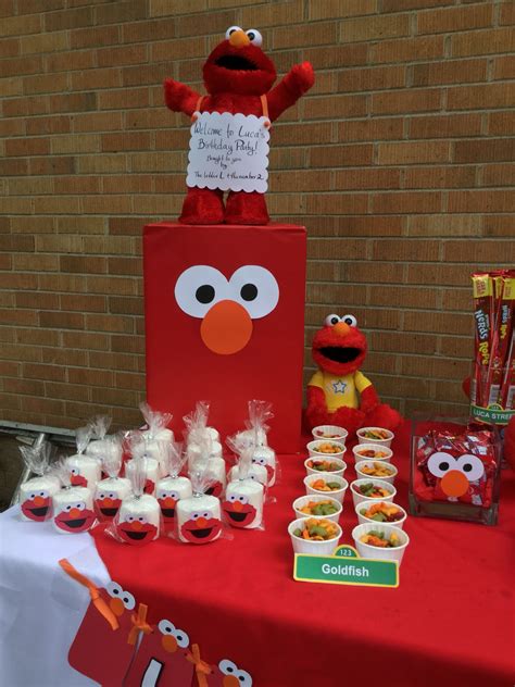 Elmo Candy Table Elmo Birthday Cake 2nd Birthday Party For Girl
