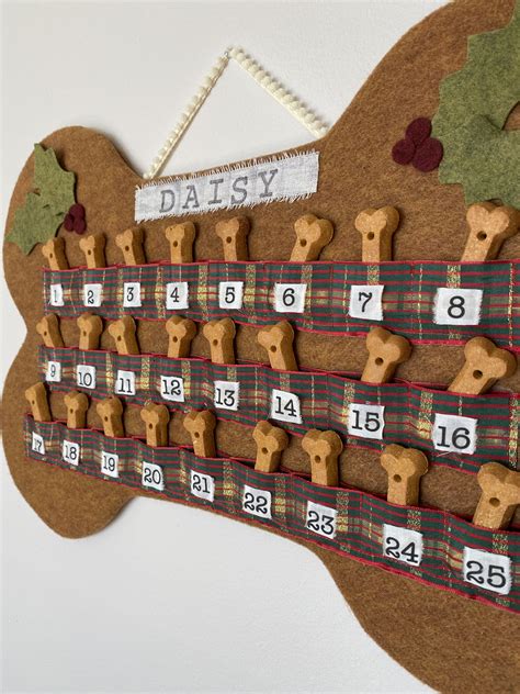 Dog Advent Calendar 🎄handmade Personalized Reusable Dog Christmas