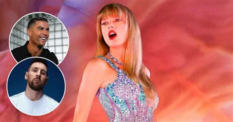 taylor swift surpasses football legends lionel messi and cristiano ronaldo to become the most