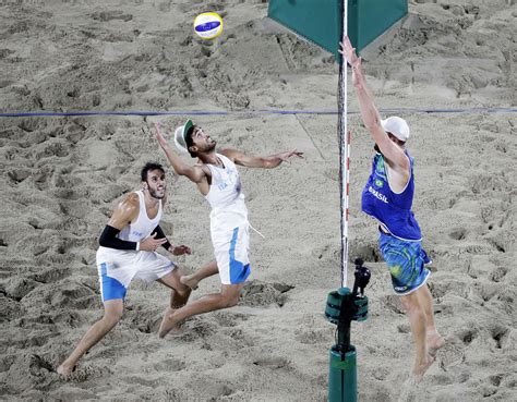 24 volleyball teams and 48 beac. Brazil takes men's beach volleyball gold at Rio 2016 Olympics