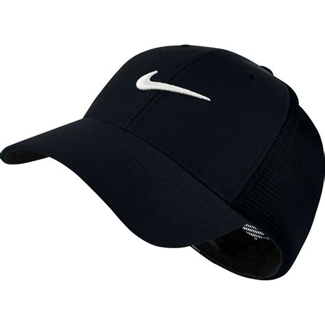 New Nike 2015 [s M] Adult Unisex Legacy91 Tour Mesh Golf Hat Black White 727031 010