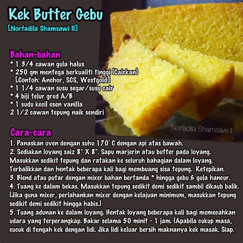 Dengan resepi ni kita boleh buat pelbagai jenis biskut raya. Knowledge is power. Sharing is caring: kek butter