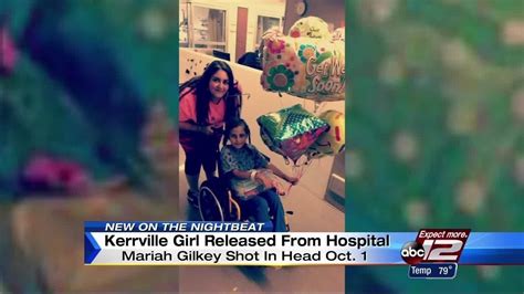 Video 7 Year Old Shot In Head Comes Home From Hospital Youtube