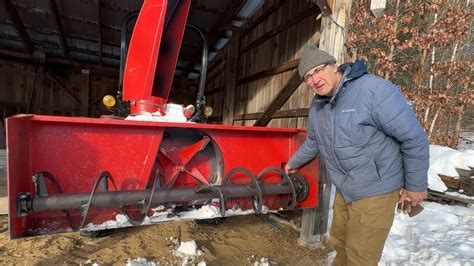 Replacing The Chain On The Snow Blower Agro Trend S 72 Snow Blower