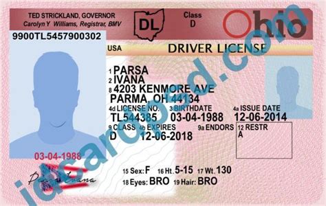 Everything you need to obtain or apply for a ohio identification card including the necessary forms to make your trip to the bmv quick and easy. Ohio Driver License Psd Template - buy id card psd template | Psd templates, Templates ...
