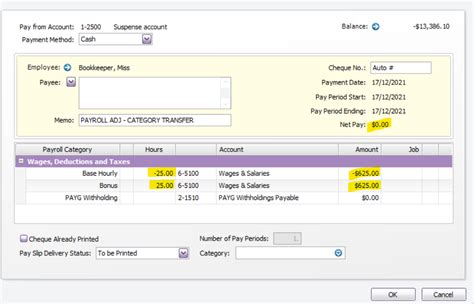 Solved Change Payroll Category After Stp Report Accepted Myob Community