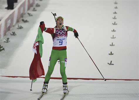 Belarusian Darya Domracheva Earns Second Sochi Gold Usa Today Sports Wire