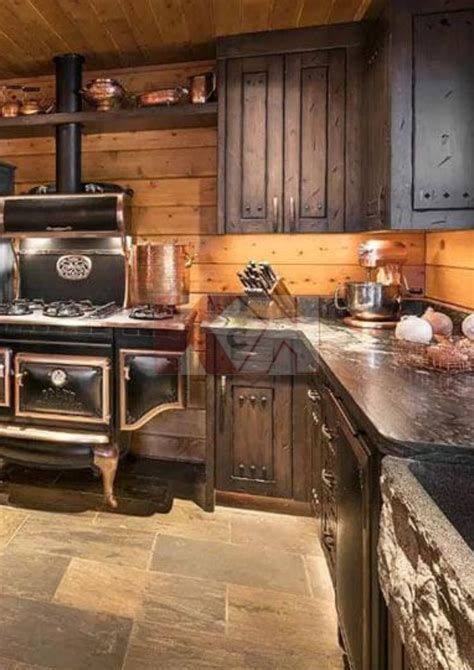 11 Cabin Kitchen Ideas For A Rustic Mountain Retreat Log Cabin