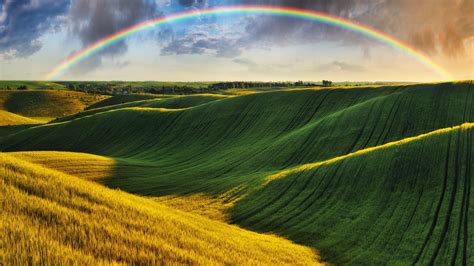 rainbow in landscape [1920x1080] r wallpaper