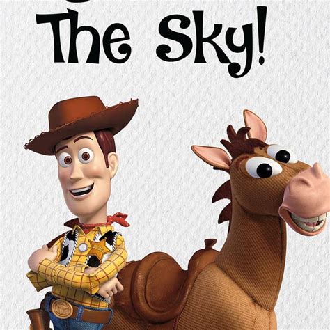 Toy Story Print Disney Quotes Toy Story Woody And Bullseye Etsy