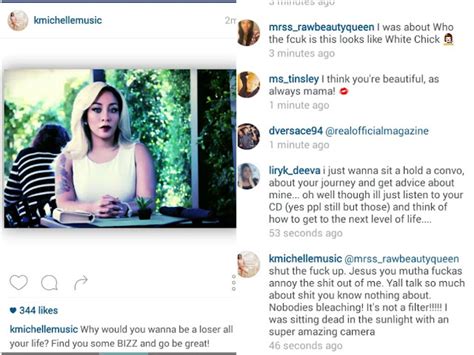 K Michelle Claps Back On Instagram Denies Bleaching Her Skin