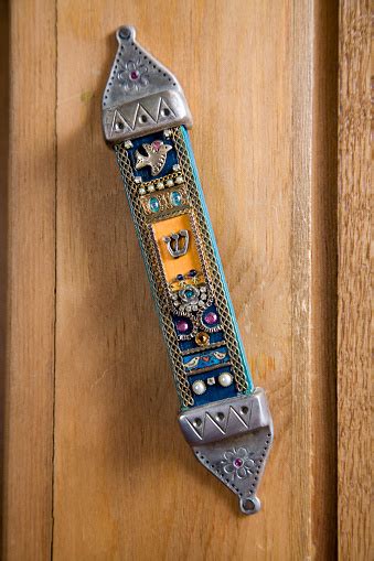 Mezuzah On The Door In Synagogue Stock Photo Download Image Now Istock