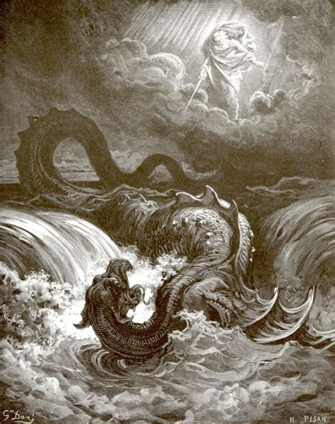 Paul Gustave Dore Lord Hits Leviathan 1876 Descripción De La Obra