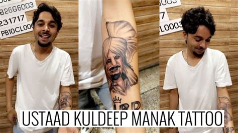 ਕਲਦਪ ਮਣਕ ਦ ਦਹਤ Hassan Manak Revealing His Tattoo Ustaad Shri