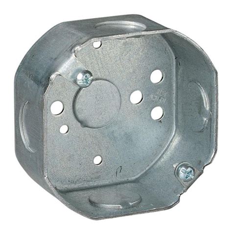 Steel City 3 12 In Steel Octagon Ceiling Box At