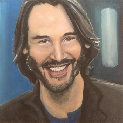 Keanu Reeves Portrait Painting By Ayala Aroyo Fine Art America