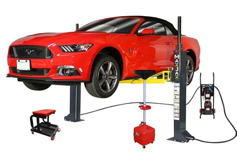 Maxjax M7k 7000 Lbs Portable Car Lift Deluxe Package