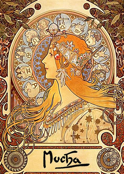 The Virtual Victorian Alphonse Mucha ~ Art Nouveau