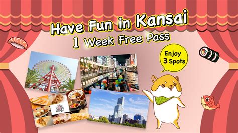 [special offer] enjoy kansai with a 1 week free pass kkday