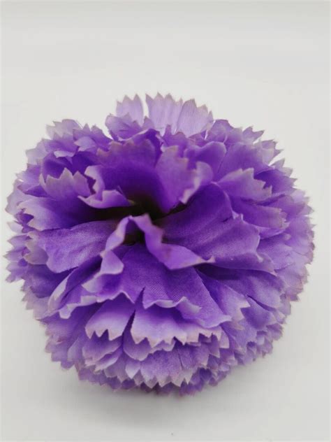 lilac florist tribute silk carnation head pick from 10p each head wholesale artificial