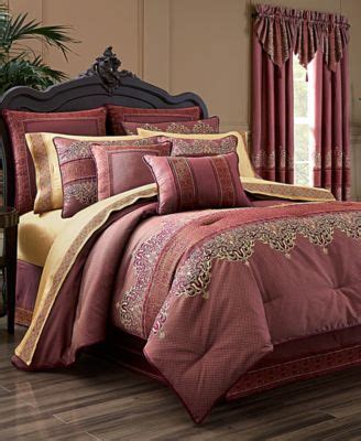 Shop for red california king comforter sets at bed bath & beyond. J Queen New York Ellington Red Comforter Sets - Bedding ...