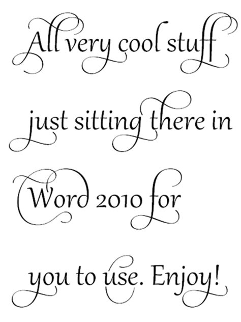 11 Calligraphy Fonts For Microsoft Word Images Calligraphy Fonts Word