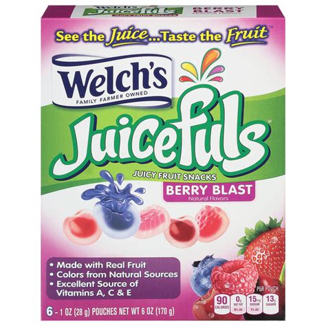 Save On Welchs Juicefuls Fruit Snacks Berry Blast 6 Ct Order Online