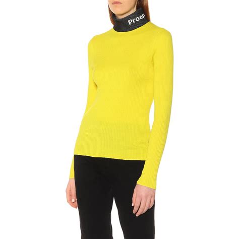 Browse our edit of their animal printed dresses, tailored blazers, oversized sweaters & more. Proenza Schouler White Label PSWL Logo-Intarsia Turtleneck ...
