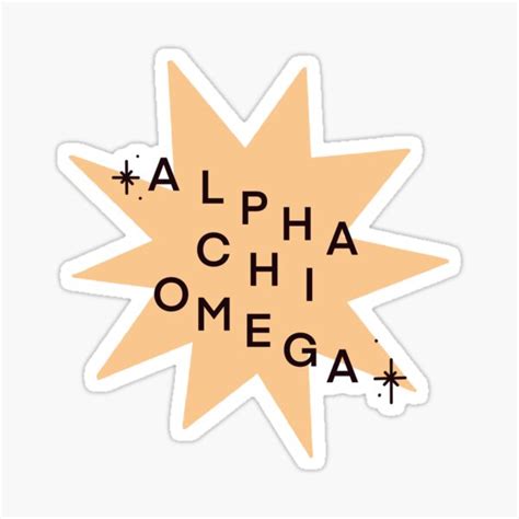 Alpha Chi Omega Sticker For Sale By Madisynmjones Redbubble
