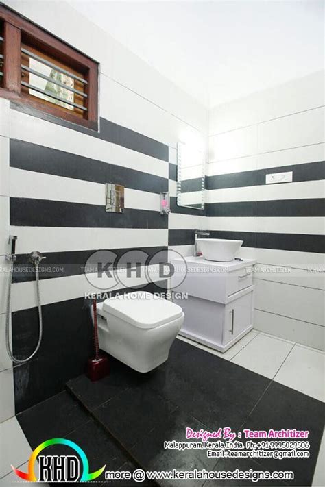 Kerala Home And Interiors By Team Architizer Toilet Tiles Design