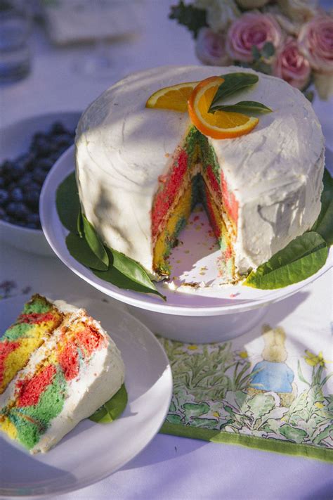 Rainbow Marble Cake The Londoner Marble Cake Recipes Marble Cake