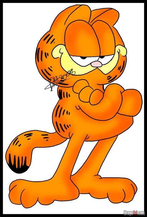 Drawing Cartoons How To Draw Garfield Classic Cartoon Characters