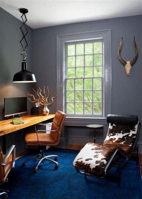 20 Awesome Masculine Home Office Ideas Sweetyhomee
