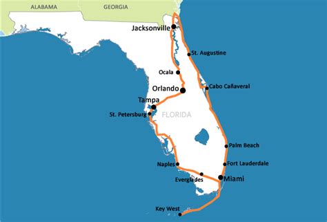 Mapa Da Florida Mapa