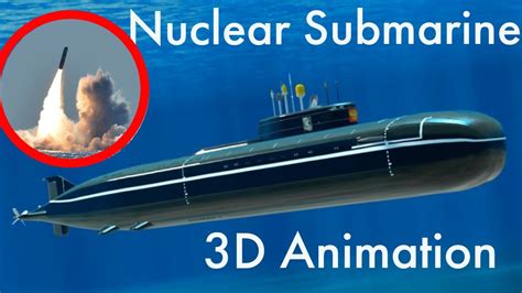How A Nuclear Powered Submarine Works Submarine Working 3d