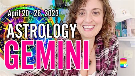 ♊️ Gemini Week Ahead Astrology ♊️ April 20 26 2023 Gemini