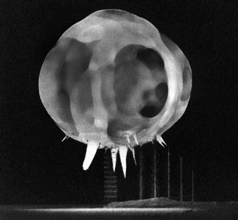 Tumbler Snapper Nuclear Fireball 1 Millisecond After Its Initial