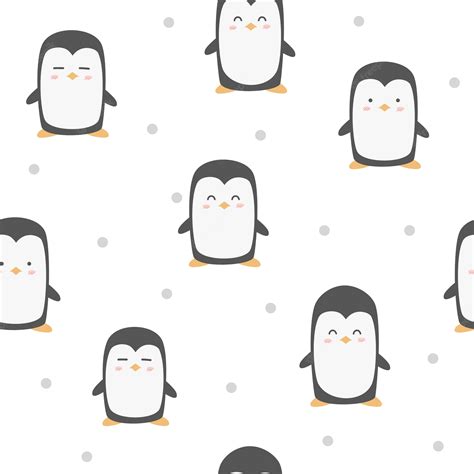 Cute Cartoon Penguin Wallpaper