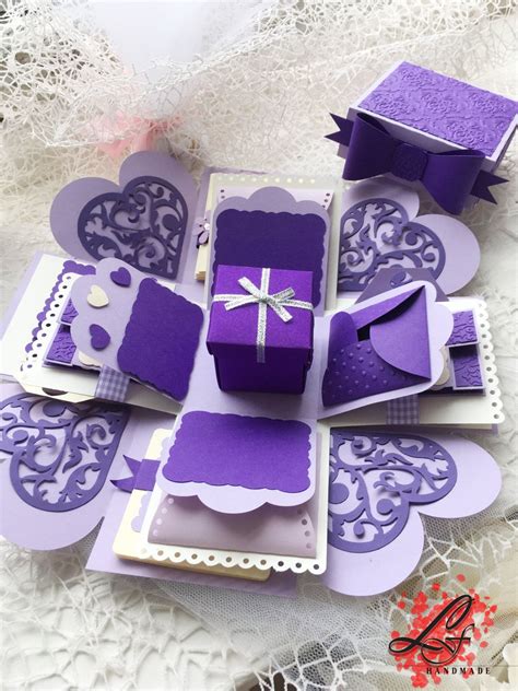 This valentine's day, surprise your loved ones with a homemade gift. Explosion Photo Box Perfect gift for Anniversary ...