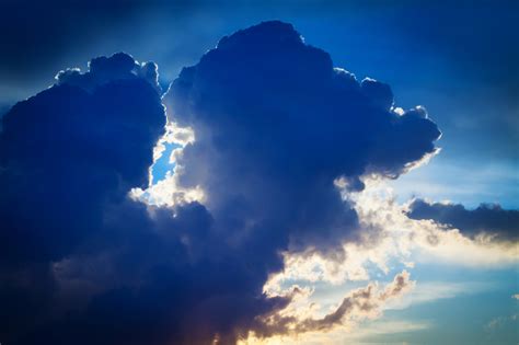 Dark Blue Clouds Free Stock Photo Public Domain Pictures