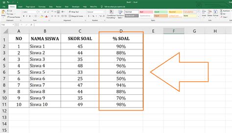 Rumus Untuk Menghitung Persentase Di Excel IMAGESEE