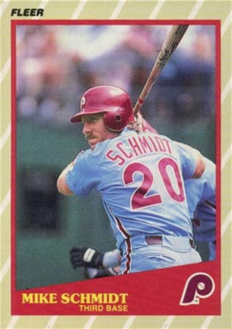Browse ebay baseball cards to find rare collectibles or cards featuring some of baseballs most popular players. 1989 Fleer Superstars Mike Schmidt #36 Baseball Card Value Price Guide