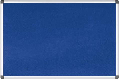 Bi Office Notice Board Maya Blue Felt Aluminium Frame 180 X 120 Cm Uk Stationery