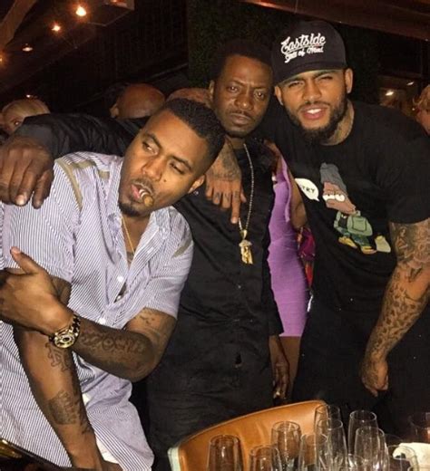 Nas B Day Party With His Brother Jungle And His Newly Signed Artist