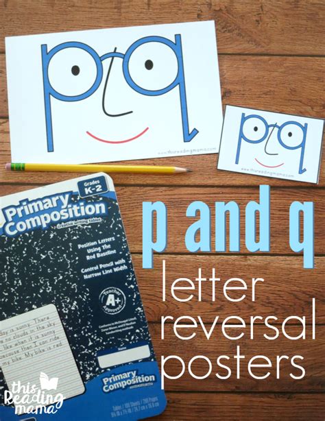 Posters For P And Q Letter Reversals This Reading Mama Letter