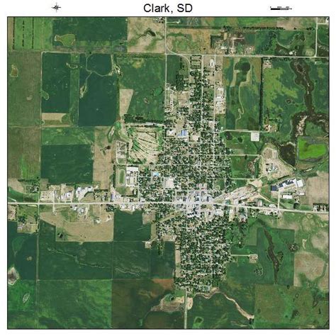 Aerial Photography Map Of Clark Sd South Dakota