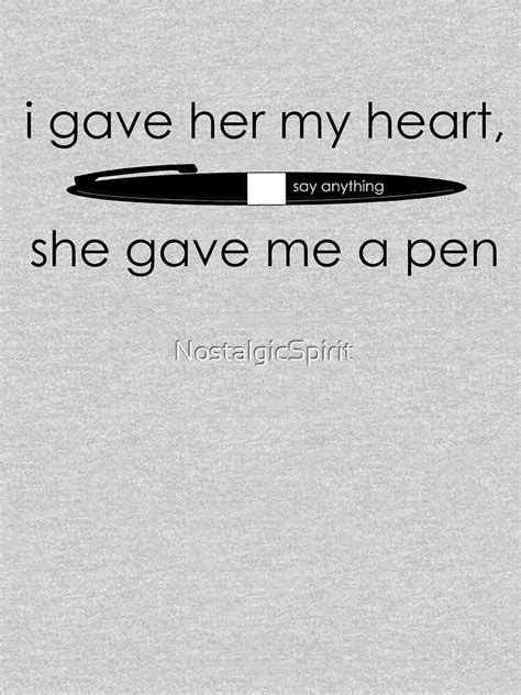 I Gave Her My Heart She Gave Me A Pen Pullover Sweatshirt By