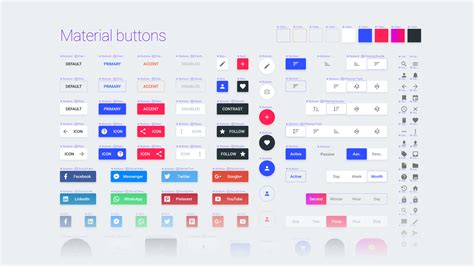 buttons set  figma resource figma elements